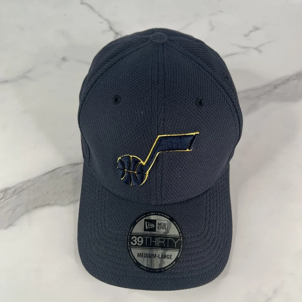 Utah Jazz Hat Cap Fitted Mens M/L‎ NBA Basketball New Era Medium Large 39Thirty